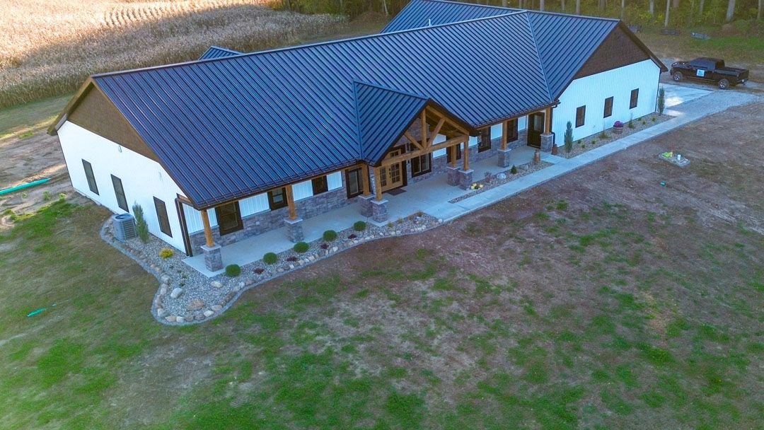 Completed landscape installation by the Treends Nursery crew